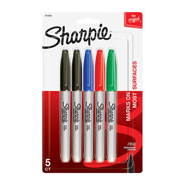 Sharpie Perm Mrkr Asst Pk5 Bx6 Assorted