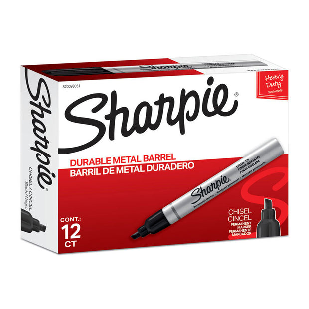 SH Metl PermMarker CT Blk Pk12 Black