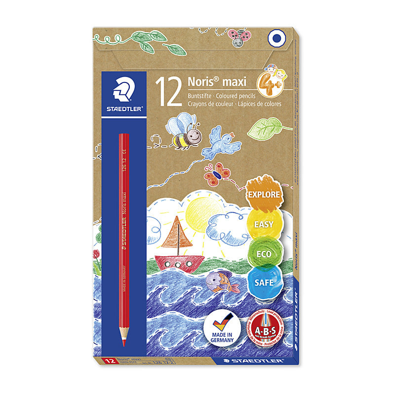 Staedtler NC Maxi Col Pk12 Red
