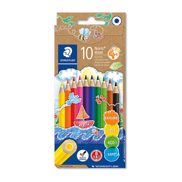 Staedtler NC Maxi Colour Bx10 Assorted