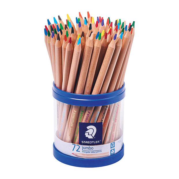 Staedtler Jumbo Col Penc Cup72 Assorted