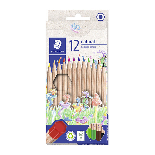 Staedtler Nat Col Pencil Bx12 Assorted