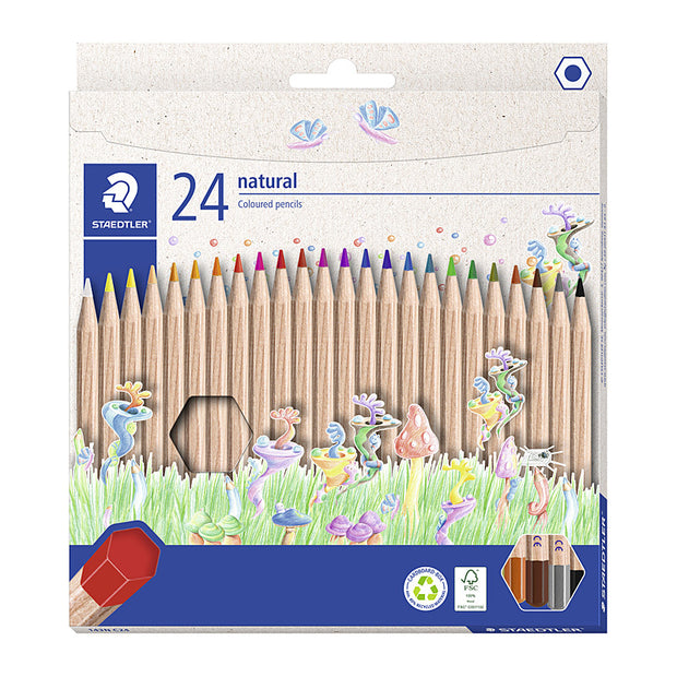 Staedtler Nat Col Pencil Bx24 Assorted