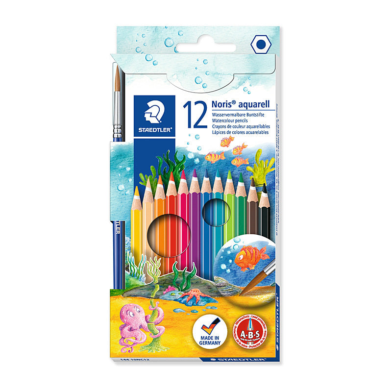 Staedtler Aquar Col Penc Bx12 Assorted