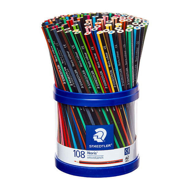 Staedtler Hex Col Penc Cup108 Assorted