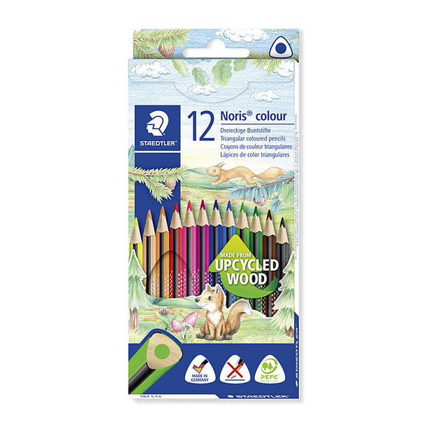 Staed Noris Tri Col Penc Bx12 Assorted