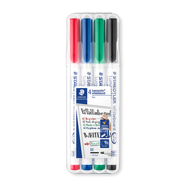 Staedtler W/Board Marker Bx4 Assorted