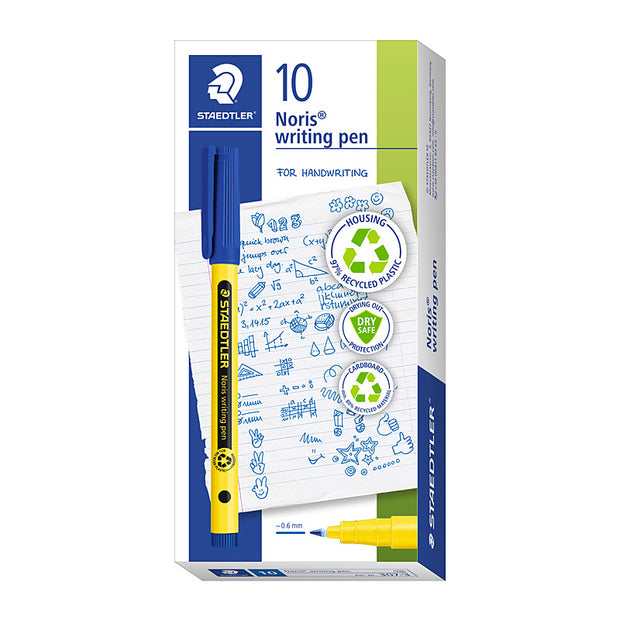 Staed Nor Writing Pen Blu Bx10 Blue
