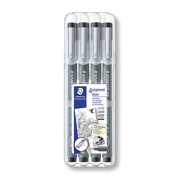 Staed Fineliner 0.5mm Blk Wlt4 Black