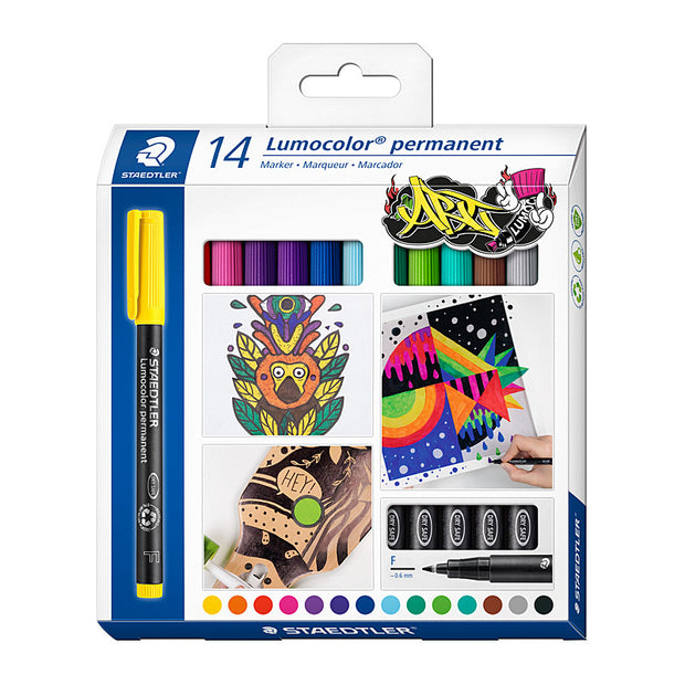 Staed PermMk 318 Fine Ast Pk14 Assorted