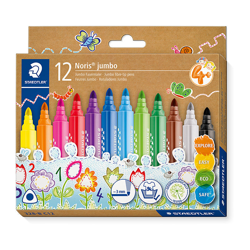 Staed NorisFibre 3mm Ast Wlt12 Assorted
