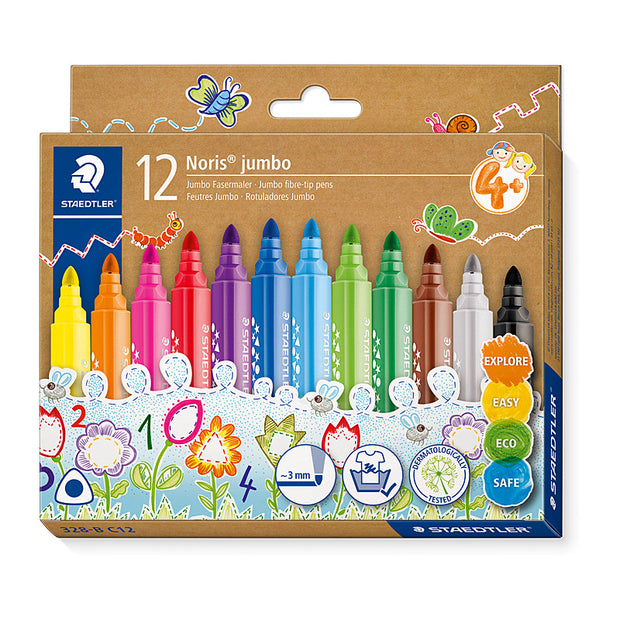 Staed NorisFibre 3mm Ast Wlt12 Assorted