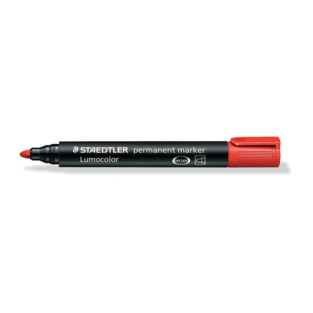 Staed PermMrk 352 Bul Bx10 Red