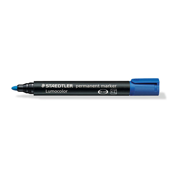 Staed PermMrk 352 Bul Blu Bx10 Blue