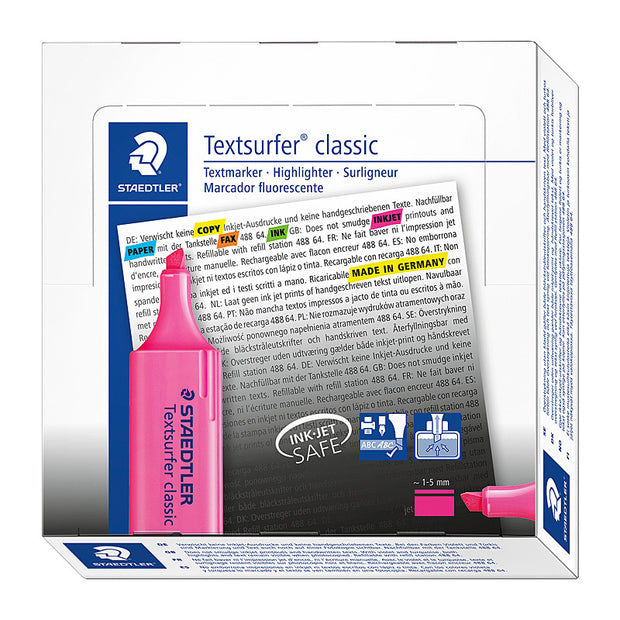 Staed Hltr Textsurf Pnk Wlt10 Pink