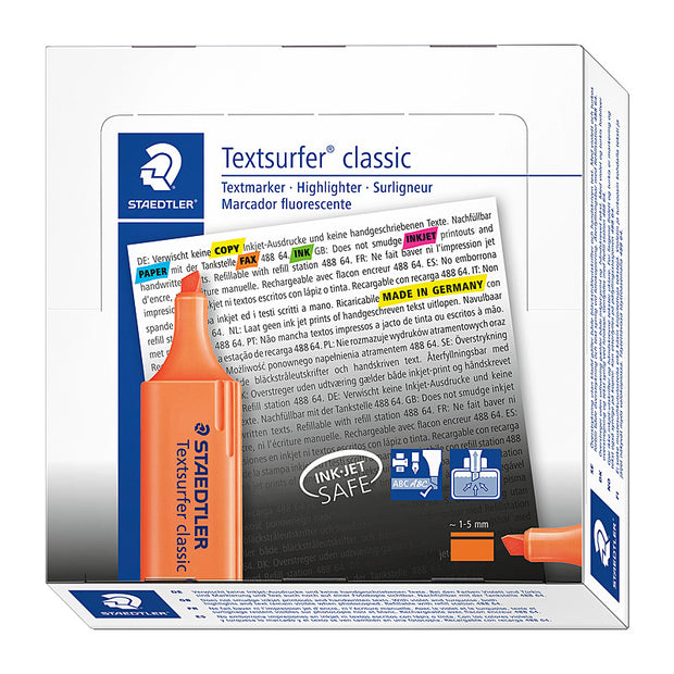 Staed Hltr Textsurf Org Wlt10 Orange