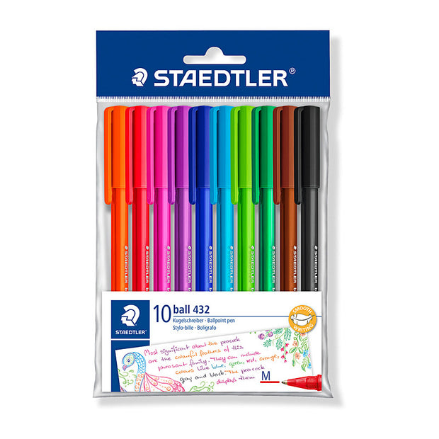 Staed BP 432 M Ast Bag10 Bx10 Assorted