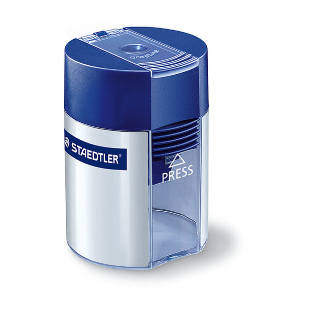 Staed Tub Red Sharpenr Blu Bx10 Blue