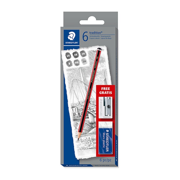 Staedtler Trad Sketch Set Pk6