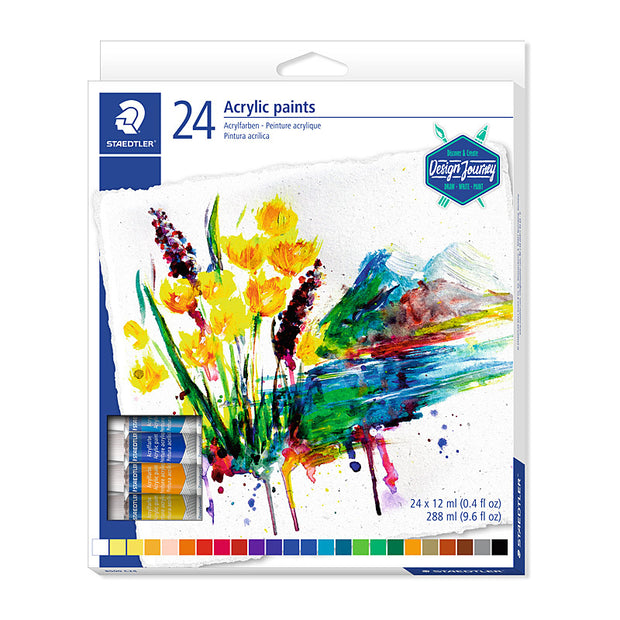 Staed Acrylic Paint Asst Bx24 Assorted