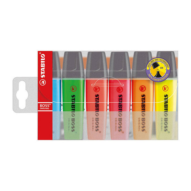 Stabilo Boss H/Lightr Ast Wlt6 Assorted