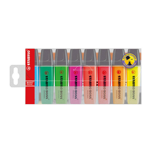 Stabilo Boss H/Lightr Ast Wlt8 Assorted