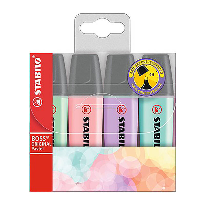 Stabilo Boss Pastel Ast1 Wal4 Assorted