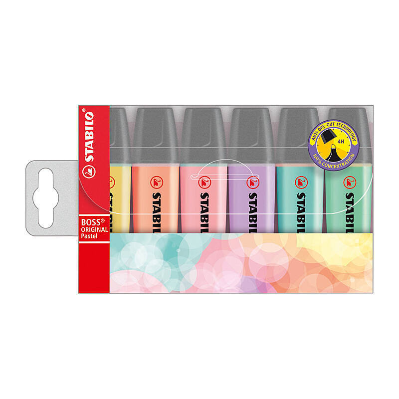 Stabilo Boss Pastel Ast2 Wal6 Assorted