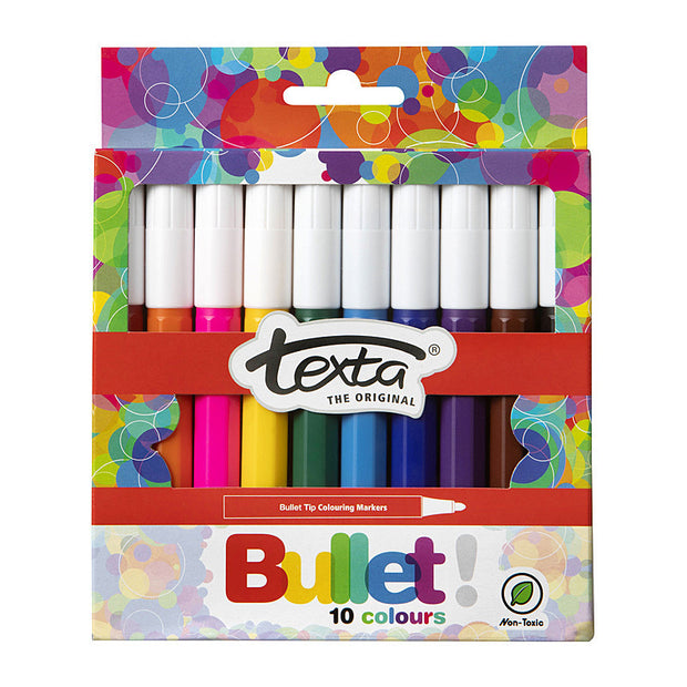 Texta Bulet Coloring Mrkr Pk10 Assorted