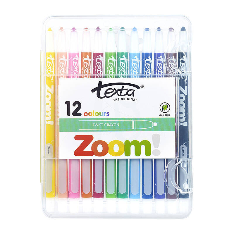 Texta Zoom Hard Case Wallet12 Assorted