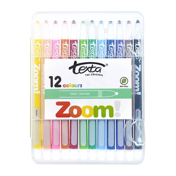 Texta Zoom Hard Case Wallet12 Assorted