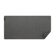 ALOGIC Duo Reversible Desk Mat with Premium Felt and Vegan Leather - Dark Grey/Black