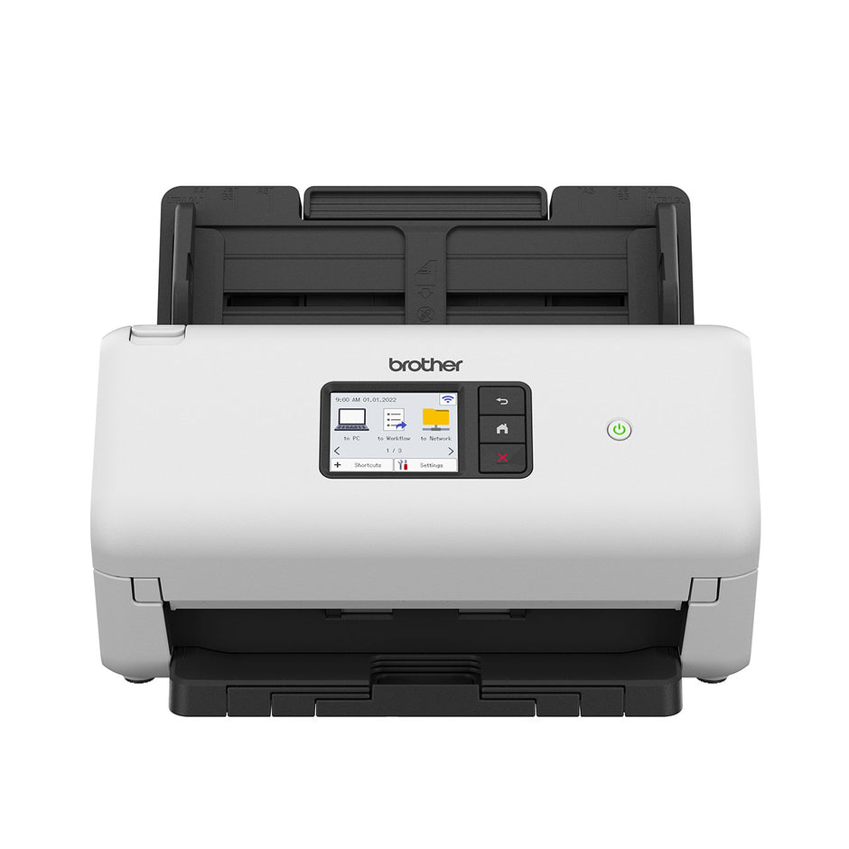 ADVANCED DOCUMENT SCANNER (40PPM) network scanner, w/ 7.1cm touchscreen LCD & WiFi (2.4G)