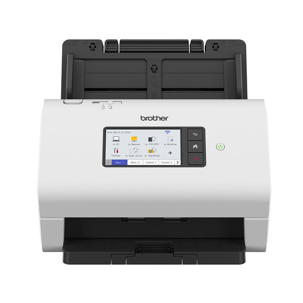ADVANCED DOCUMENT SCANNER High Speed (60pp) network scanner, w/ 10.9cm  touchscreen LCD & WiFi (2.4G/5G)