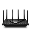 AX5400 Tri-Band Wi-Fi 6E Router 574 Mbps at 2.4 GHz 2402 Mbps at 5 GHz 2402 Mbps at 6 GHz 6xAntennas, Bcom 1.7 GHz QuadCore CPU, 1xGigabit WAN