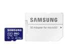 512GB PRO Plus Micro SD Memory Card /w Adapter, UHS-1 SDR104, Class 10, Grade 3 (U3), Read/Write Up to 180MB/s/130MB/s, 10 Years Limited Warranty