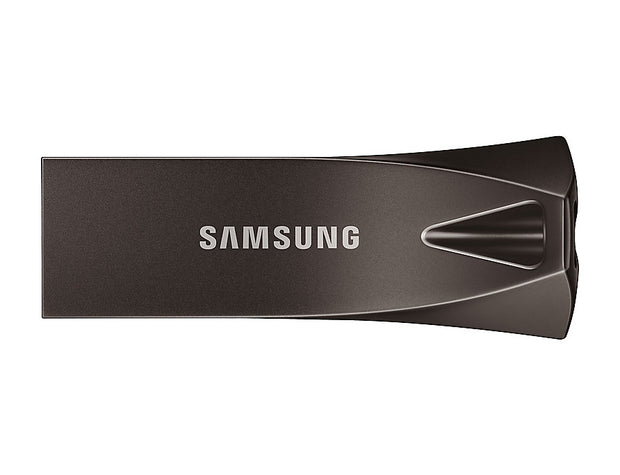 Bar Plus USB Drive, Titan Gray, Metallic Chassis, 64GB, USB3.1, Up to 200MB/s, 5 Years Warranty