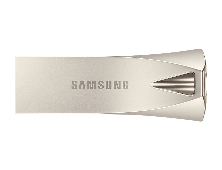 Bar Plus USB Drive, Champagne Silver, Metallic Chassis, 64GB, USB3.1, Up to 200MB/s, 5 Years Warranty