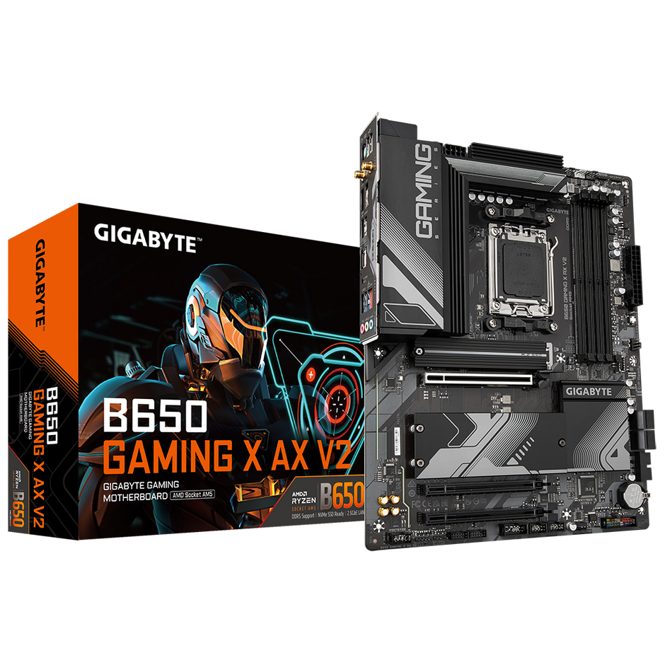 B650 GAMING X AX V2/AMD AM5/ATX/4x DDR5 up to 192GB/8000MHz/PCIe 4.0 x1 3.0 x1/M.2 x3