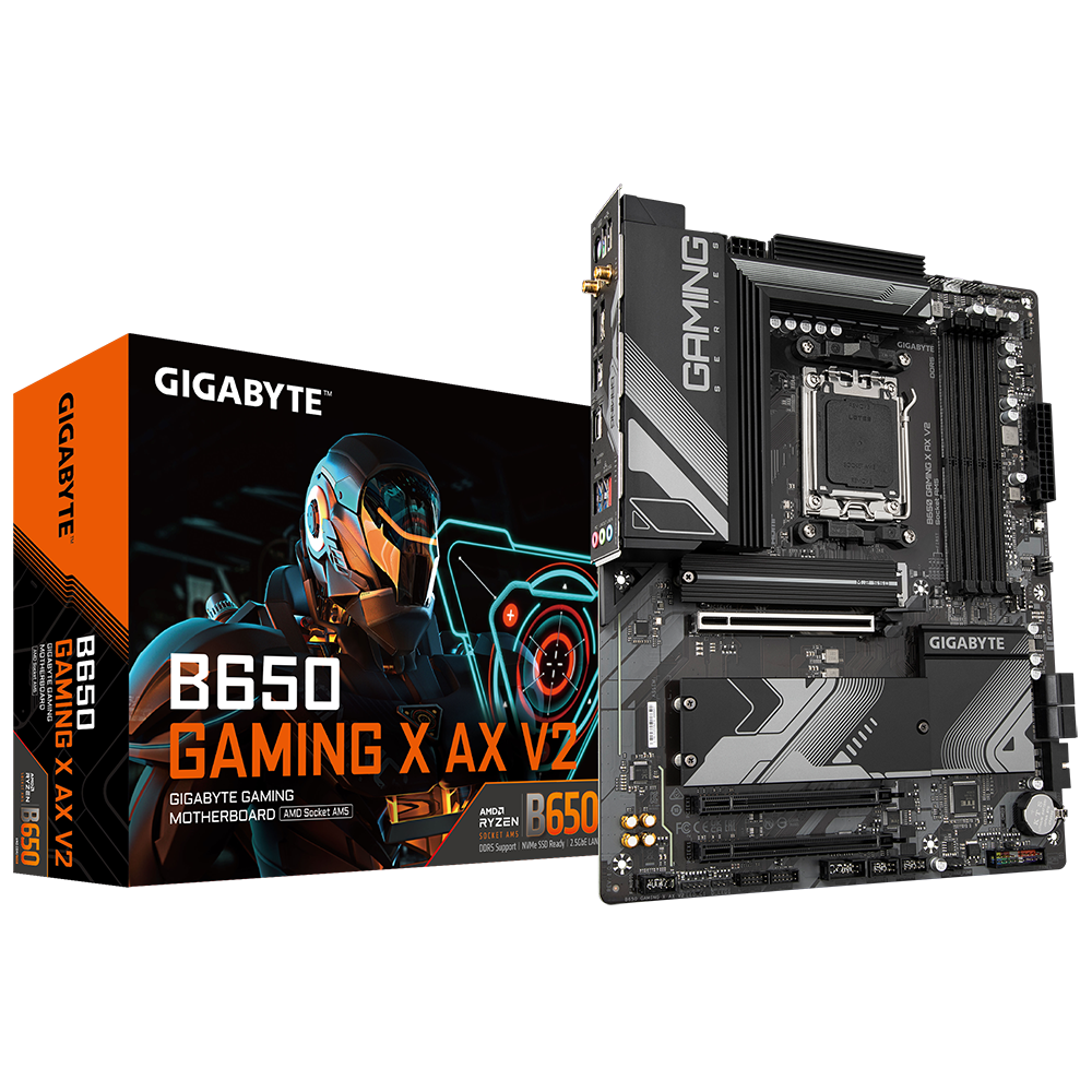B650 GAMING X AX V2/AMD AM5/ATX/4x DDR5 up to 192GB/8000MHz/PCIe 4.0 x1 3.0 x1/M.2 x3