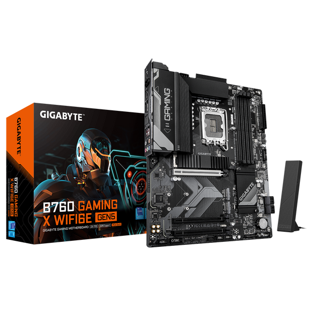 B760 GAMING X WIFI6E GEN5 Support 14th and 13th Gen. Intel Core Processors; 4 x DIMMs, Dual Channel DDR5