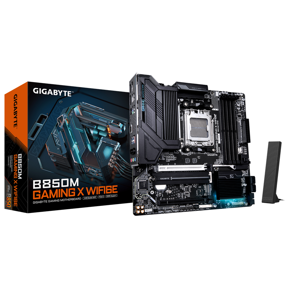 B850M GAMING X WIFI6E Motherboard; X3D Turbo Mode; DDR5; D5 Bionic Corsa; AMD Ryzen B850