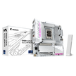 B860M AORUS ELITE WIFI6E ICE Motherboard; LGA1851 socket:Intel B860 Express Chipset; 4 x DDR5 DIMM sockets supporting up to 256 GB