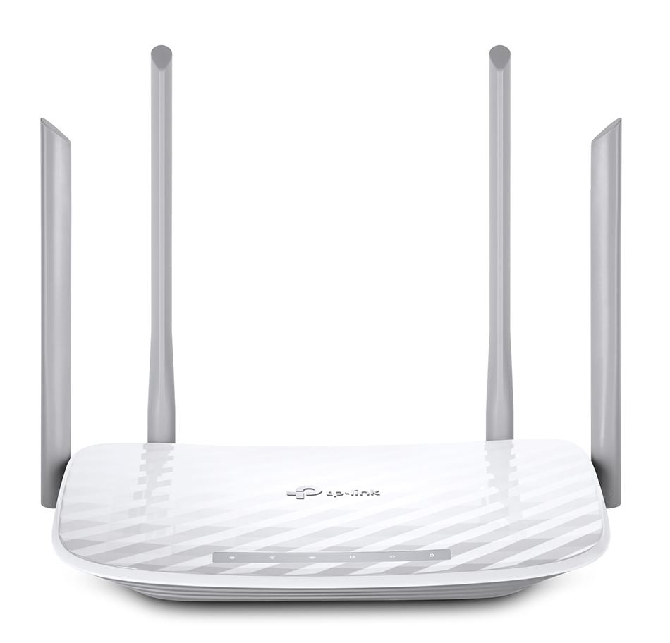 AC1200 WHITE Wireless Dual Band Router,4 fixed antennas,2.4GHz:300Mbps5GHZ867Mbps,4x10/100Mbps LAN,Power2.4G Wi-Fi5G Wi-FiInternet AN PS, Wi-FiReset