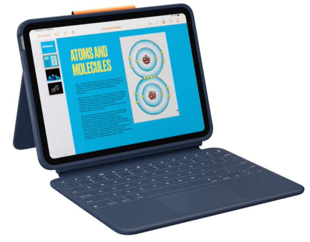 Logitech Rugged Combo 4 Touch Keyboard Case with Trackpad for iPad (10th generation) - EDU, 3-year hardware warranty