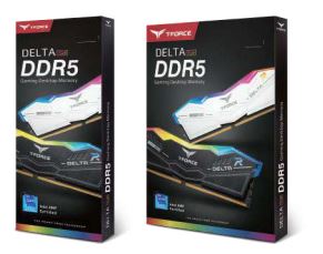 T-FORCE DELTA, RGB BLACK, DDR5, 6000MHz, 64GB Kit (32Gb x 2), CL38-38-38-78, 1.35V, Limited Lifetime Warranty, INTEL XMP 3.0, AMD EXPO Ready