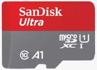 SanDisk Ultra microSDXC, SQUAB 64GB, A1, C10, U1, UHS-I, 140MB/s R, 4x6, 10Y