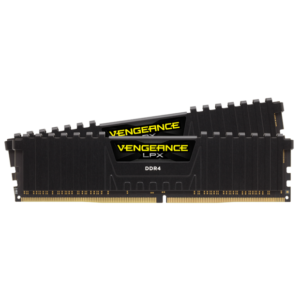 CORSAIR Vengeance LPX DDR4, 3200MHz 64GB 2x32GB DIMM, Unbuffered, 16-20-20-38, XMP 2.0, Black Heatspreader, Black PCB, 1.35V