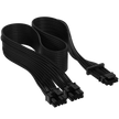 CORSAIR Premium Individually Sleeved 12+4pin PCIe Gen 5 Type-4 600W 12VHPWR Cable, Black