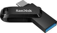 SanDisk Ultra Dual Drive Go USB Type-C Flash Drive, USB Type C, Black, USB3.1-Type C reversible connector, Swivel Design, Type-C enabl